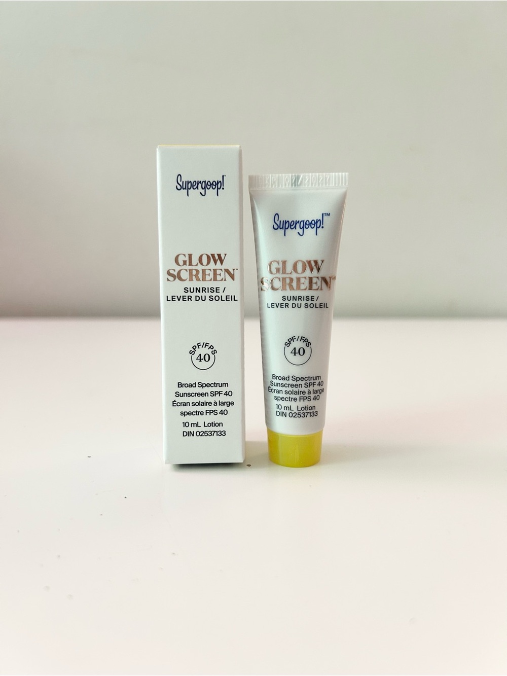 🌸SUPERGOOP! Glowscreen Sunscreen SPF 40 in Sunrise Deluxe Mini 10mL